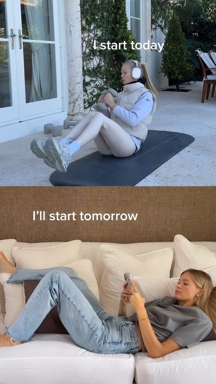 Mind leads….the body follows ❤️
Taking perfectionism out of the system so I can finally just be…and enjoy life, while still showing up for the things that make me feel good. ✨

#wellness #mindset 

#LTKselfcare #LTKmorningroutine #LTKfitnessgoals