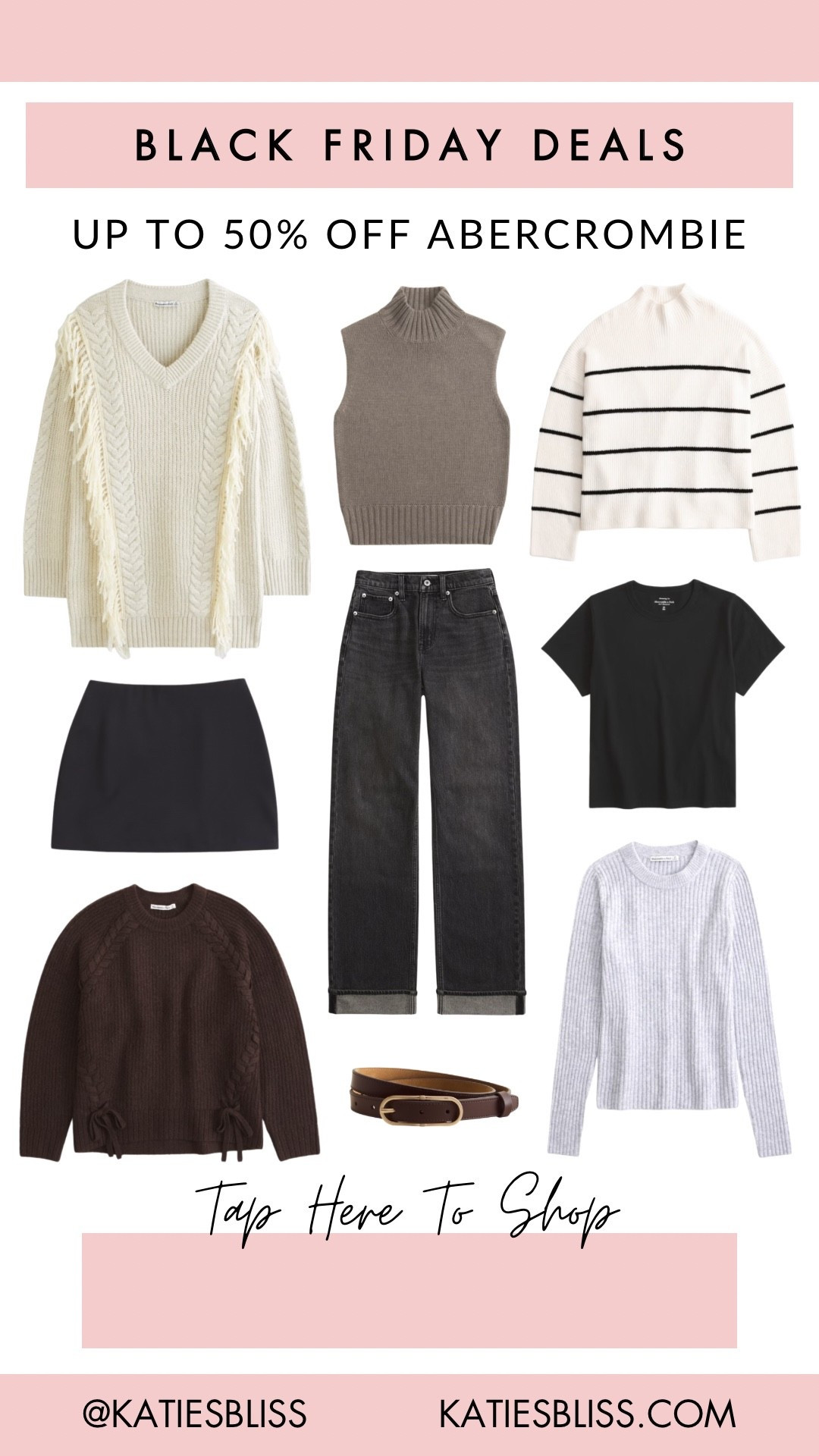 Black Friday deal ✨ up to 50% off Abercrombie 

Deal. Sale. Markdown. Black Friday. Cyber Monday. 



#LTKSaleAlert #LTKFindsUnder100 #LTKCyberWeek