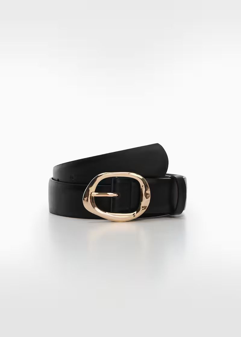 Belt with irregular buckle  -  Women | Mango USA | MANGO (US)