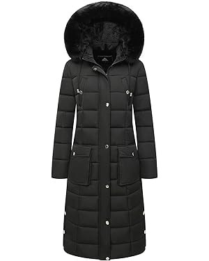 MOERDENG Women's Waterproof Long Winter Coat Thickened Down Alternative Jacket Warm Puffer Jacket... | Amazon (US)