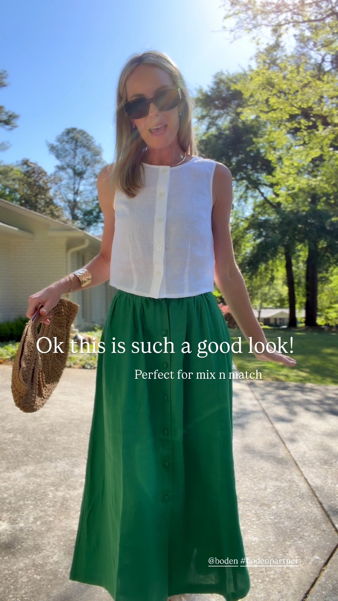 Boden new arrivals! And they have a 15% off sale right now! Code VMJG. So cute! 

2 skirt
Small top
Small dress 
Tts shoes! 

@boden #bodenpartner