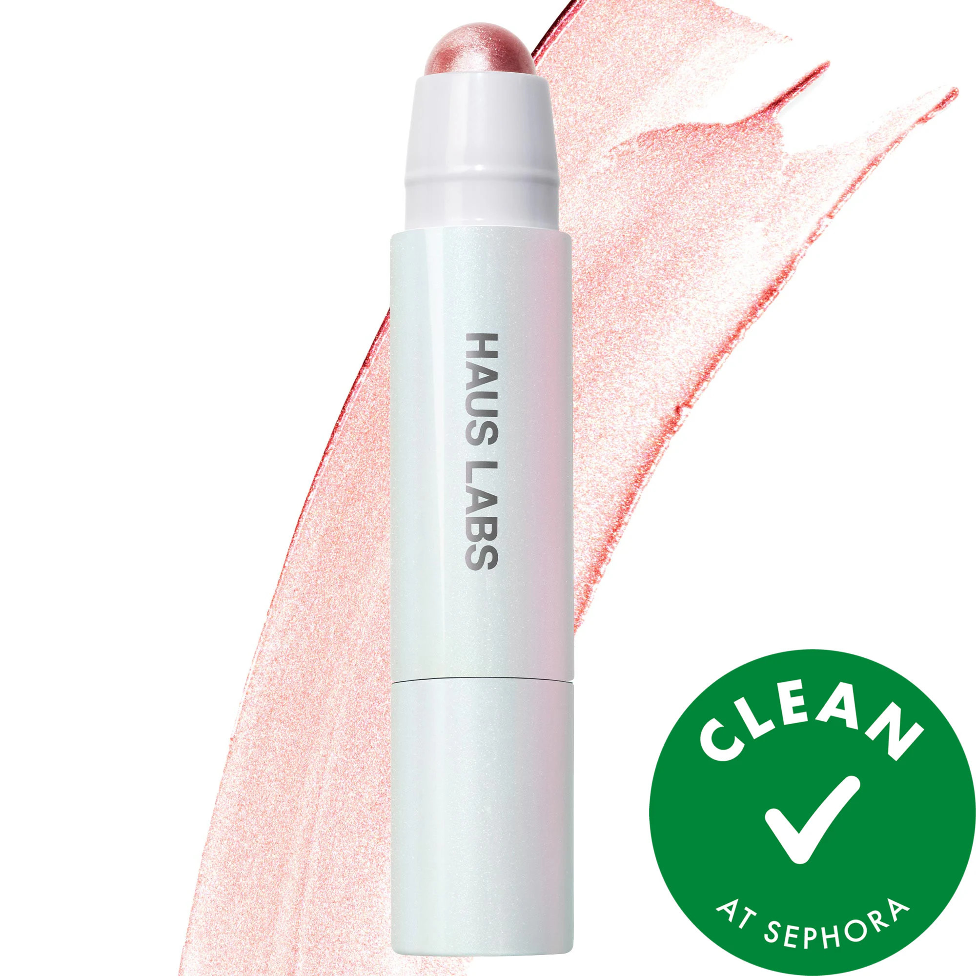 HAUS LABS BY LADY GAGA Bio-Radiant Glassy Balm Highlighter Stick Glassy Pink Opal 0.11 oz / 3 mL | Sephora (US)