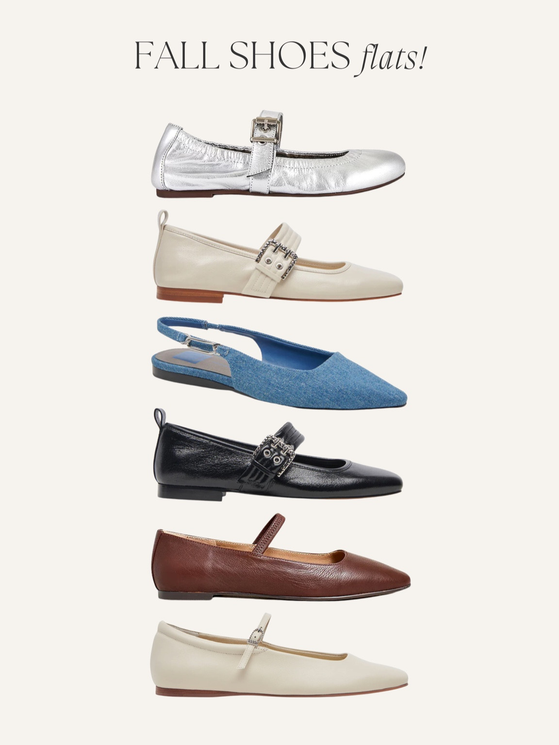 Fall Shoe Trend: Ballet flats! Love this style for fall with feminine maxi skirts & graphic tees or cargo pants. A fun takes on classic flats! 

#LTKshoecrush