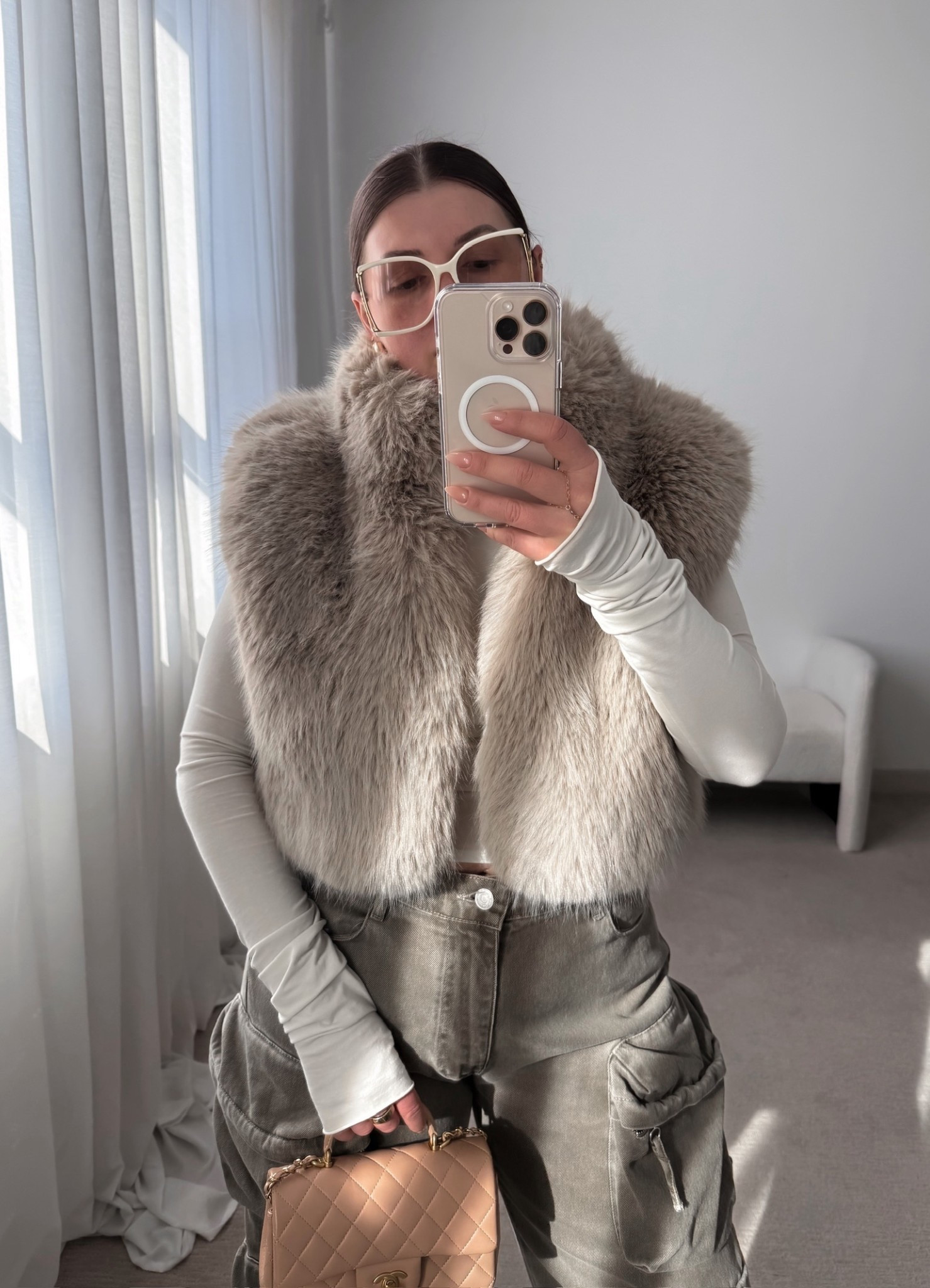 Faux fur vest
Winter outfits 

#LTKGiftGuide #LTKSeasonal