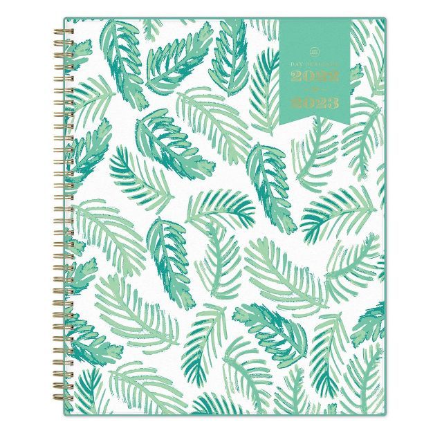 2022-23 Academic Planner Weekly/Monthly 8.5"x11" Frosted Palms - Day Designer | Target