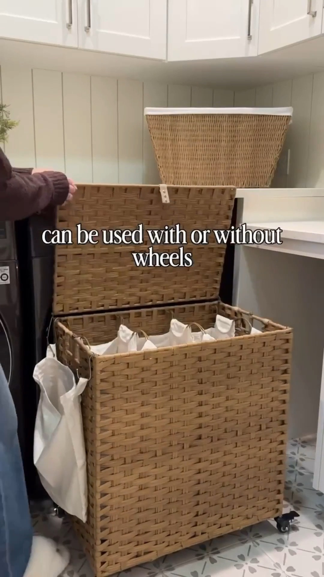 I can’t be the only one that could use a little more organization in my life?! I’ve been searching for the perfect rolling laundry cart/hamper for the longest time to fit a small space in our laundry room and I finally found the one! The assembly was super simple, no tools required, and it can be used with or without the included wheels 👏🏻👏🏻

#LTKSaleAlert #LTKHome