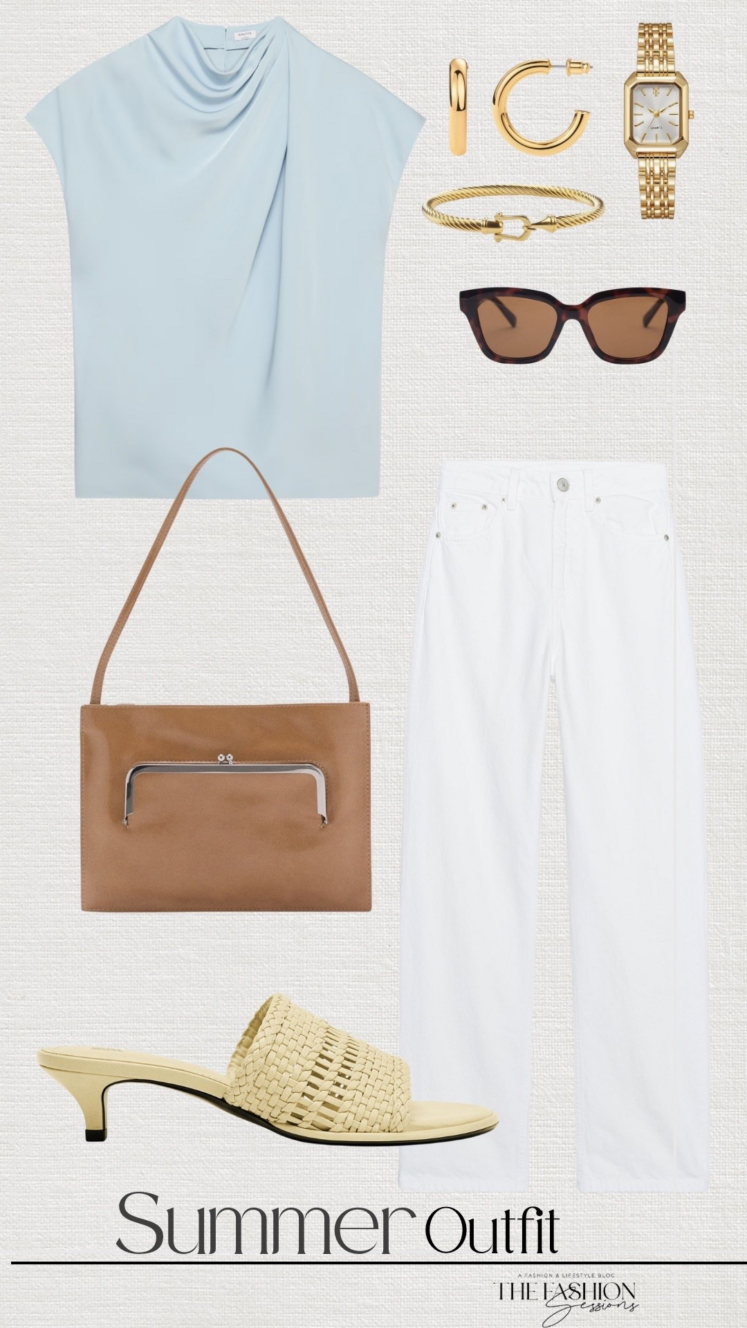 Summer Outfit | Satin Blouse Ad White Jeans | Sandal Heels | Kitten Heels | 

#LTKStyleTip #LTKShoeCrush #LTKSeasonal