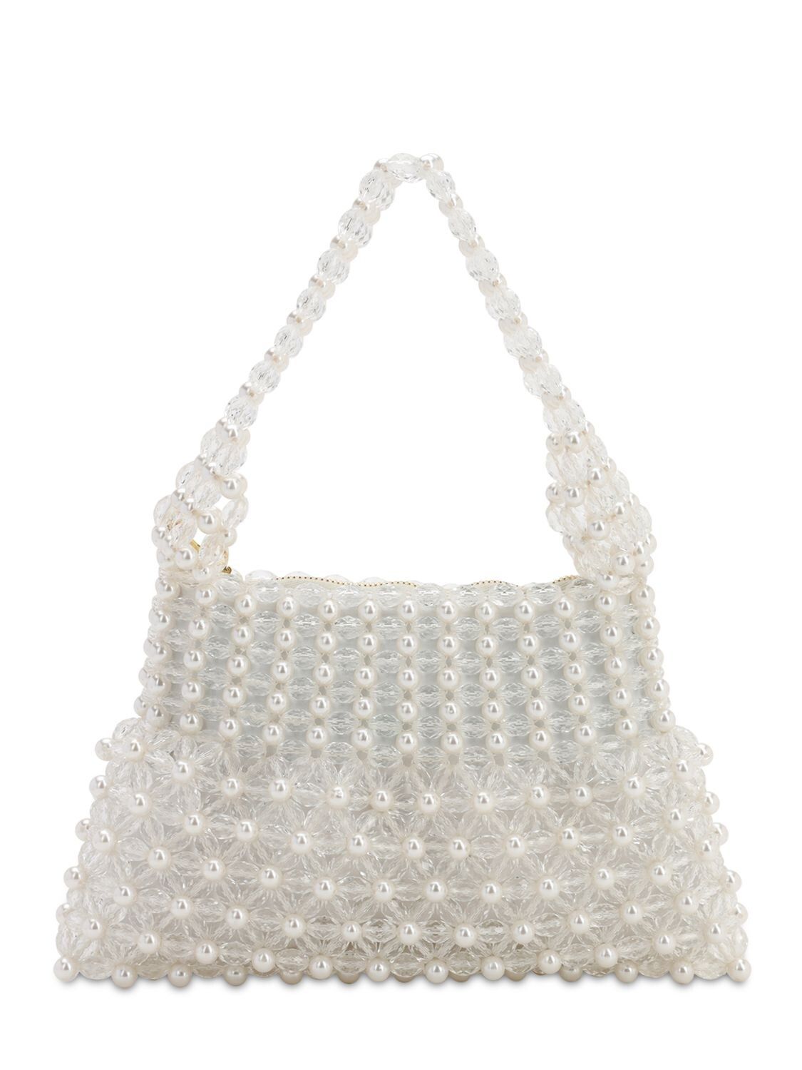 QUINN BEADED TOP HANDLE BAG | Luisaviaroma