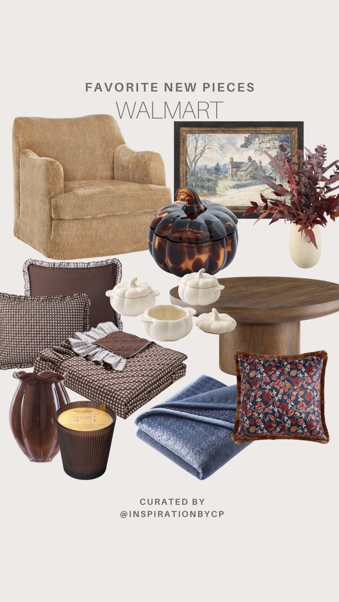 NEW WALMART HOME ARRIVALS
#falldecor #fallcandle #accentchair #chocolate #pillowcover #walmartfinds #coffeetable #wallart

#LTKSeasonal #LTKHome #LTKU