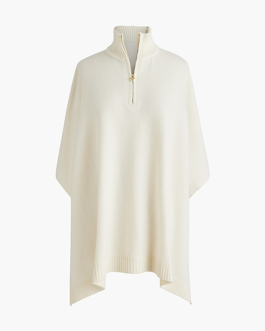 Heart quarter-zip poncho | J.Crew Factory