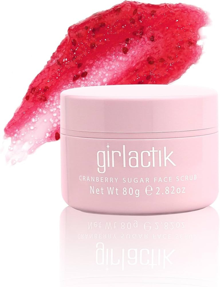 Girlactik Cranberry Sugar Face Scrub 2.82 oz | Amazon (US)