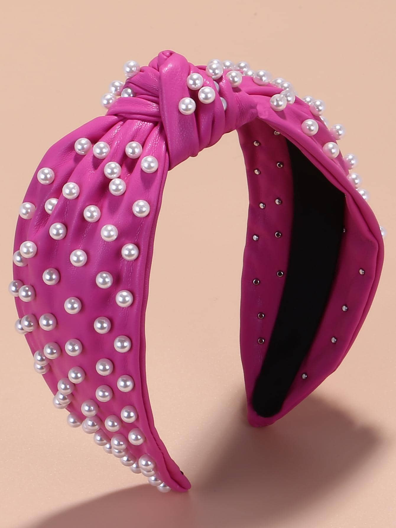 1pc Women Faux Pearl & Knot Decor Fashionable Headband For Hair Decoration | SHEIN