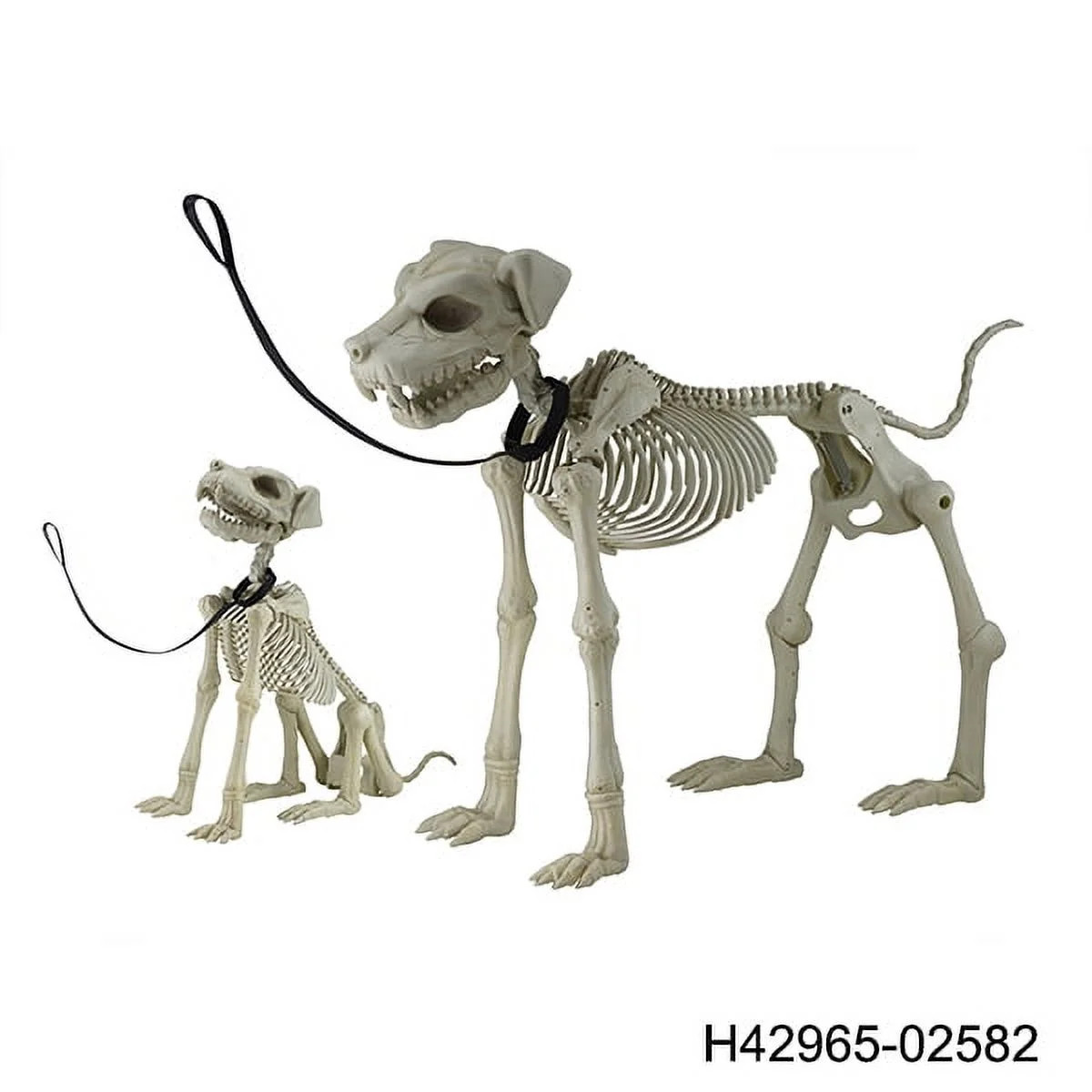 Halloween Faux Skeleton Dog, 46 in, by Way To Celebrate | Walmart (US)