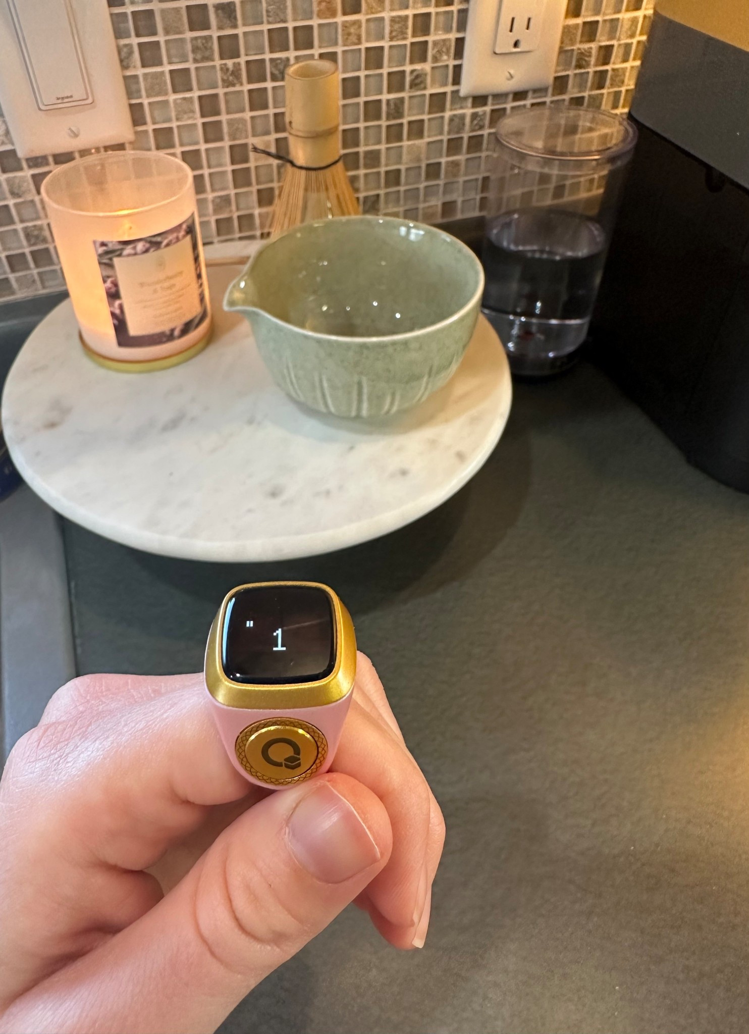 I love how my dhikr ring always keeps remembrance of Allah top of mind. Jummah goals: 1,000 Ya Malik 

#LTKdayinmylife #LTKselfcare #LTKmomlife