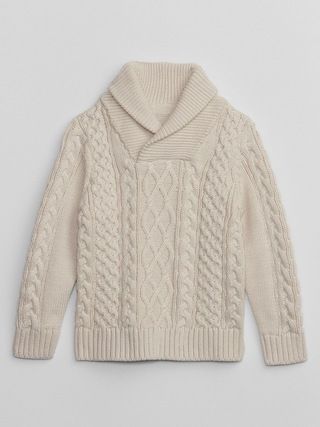 babyGap Cable-Knit Collared Sweater | Gap Factory