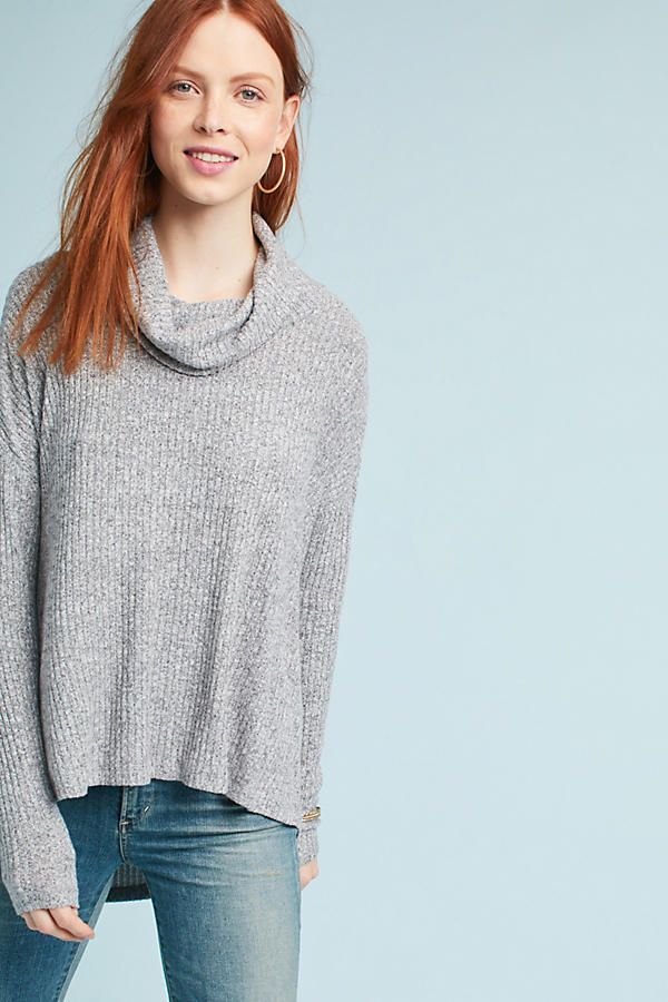 Brushed Cowl Neck Pullover | Anthropologie (US)