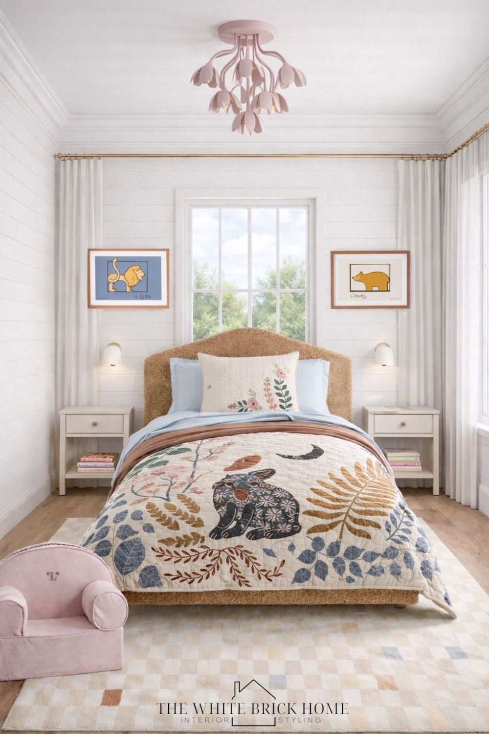 A sweet, timeless kids bedroom that bends cozy textures and soft pants for a space that feels both playful and elevated. 

Kids room, kids bedroom, girls room, girls bedroom, girls room decor, girls room bed, girls room furniture, girls room rug, girls room chair, girls room wall art, girls room decor, girls room finds, home decor, kids room wall sconce, girls room bedding, girls room furniture, bedding, bed, bedroom, crate and kids girls room, girls room decor, girls room design, toddler girl, toddler girl bedroom, crate and kids 

#LTKHome #LTKKids #LTKSaleAlert