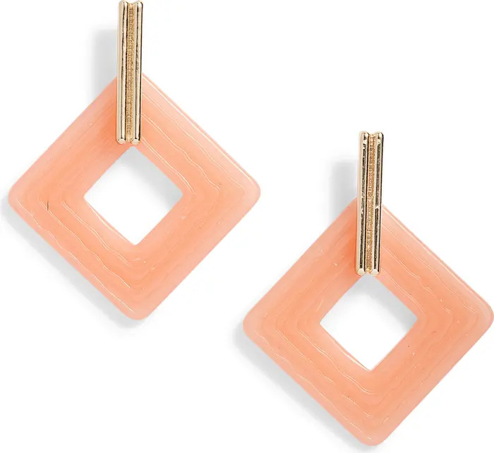 Resin Square Drop Earrings | Nordstrom