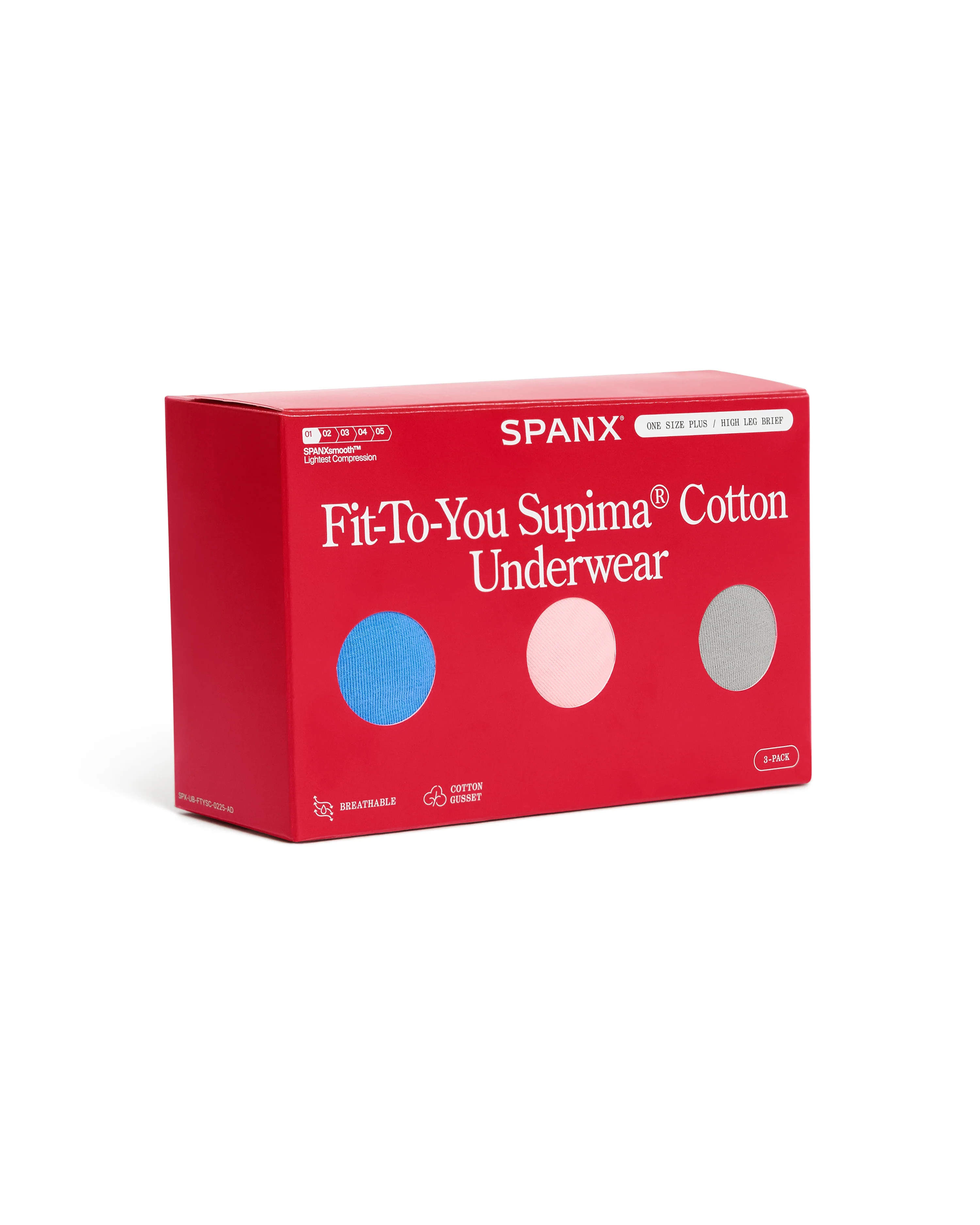 Fit-To-You Supima Cotton Brief 3-Pack | SPANX | Spanx