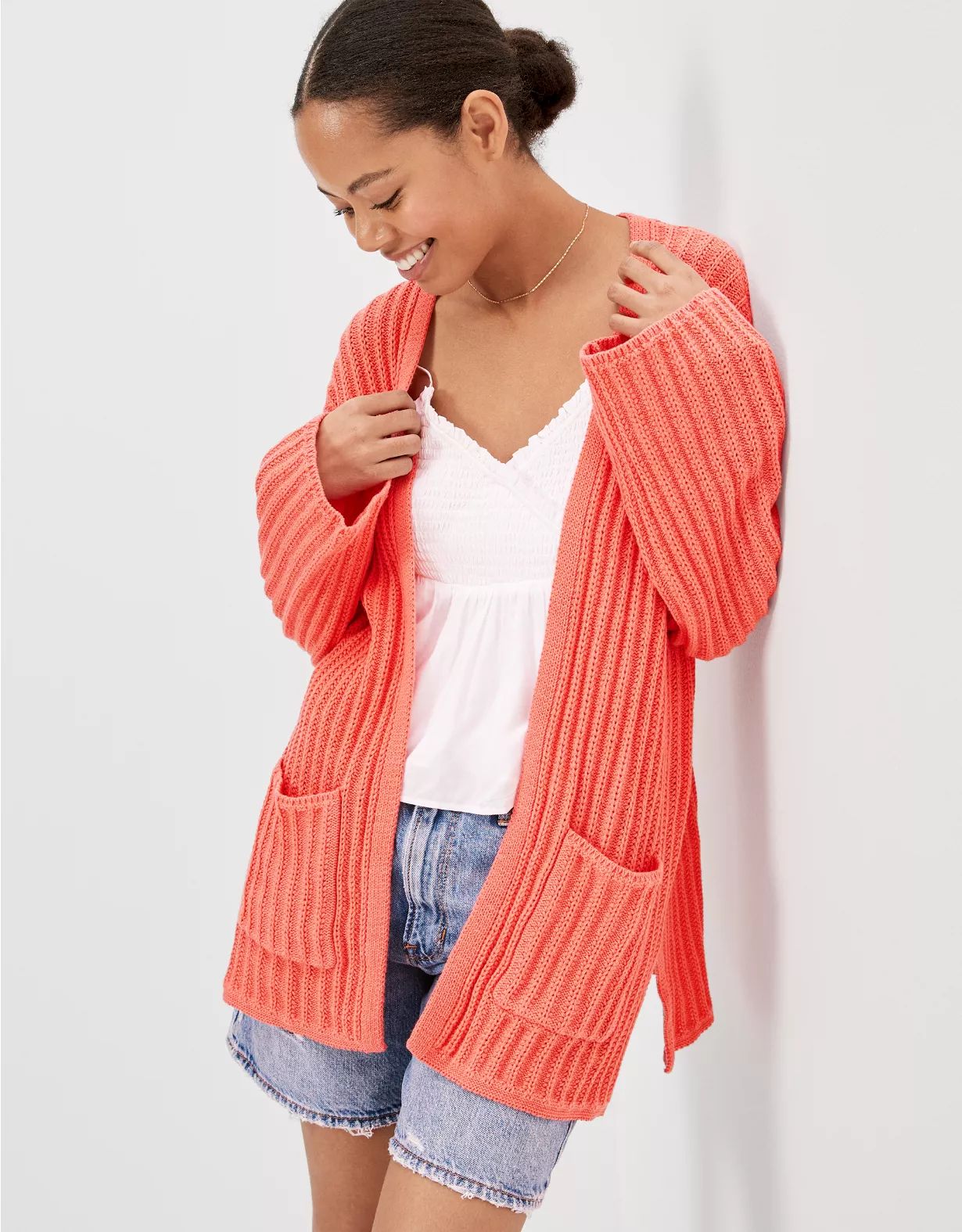 AE Bell Sleeve Cardigan | American Eagle Outfitters (US & CA)