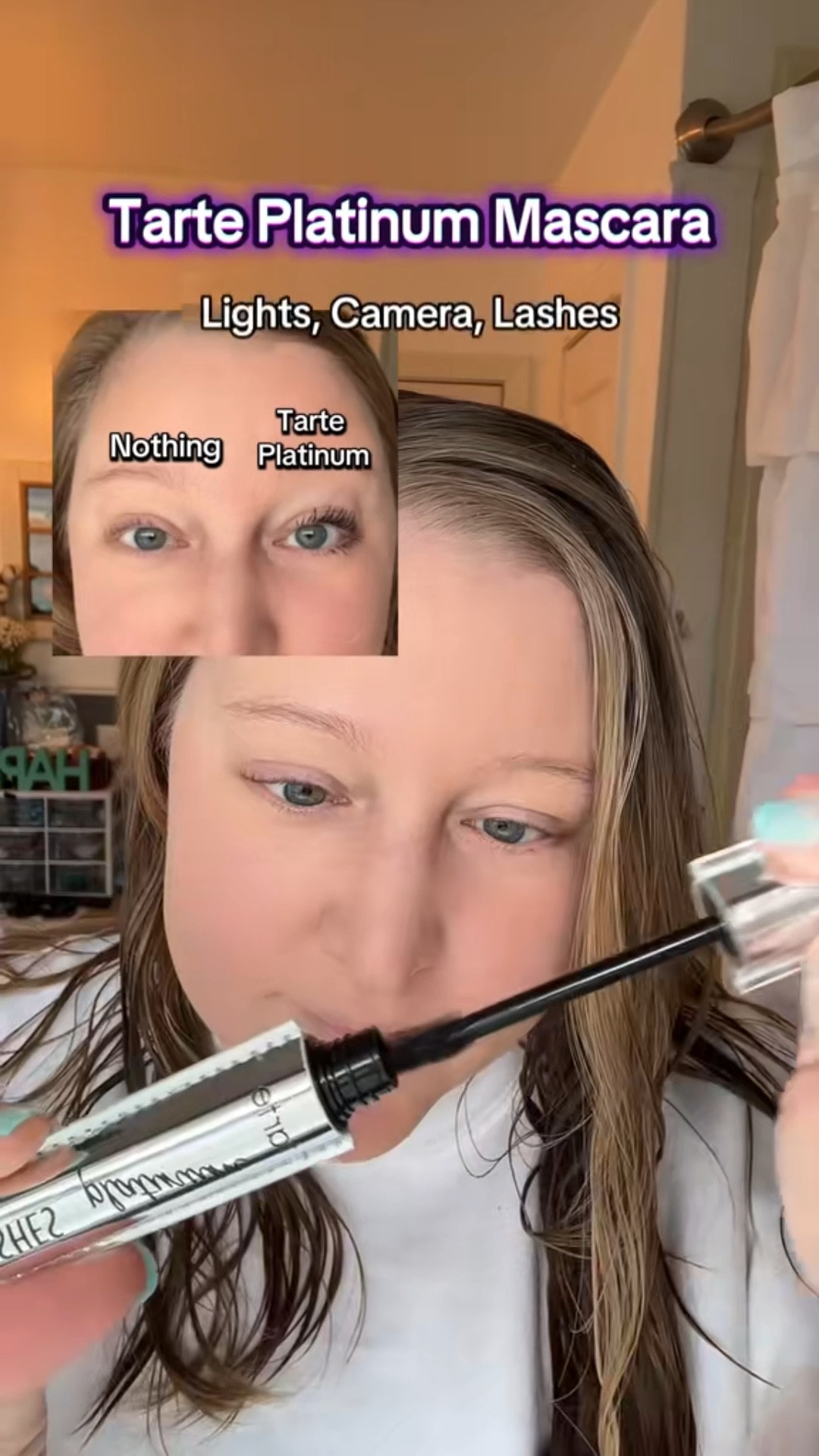 Tarte’s Lights, Camera, Lashes mascara is easy to apply and is an obvious, bold difference! One of my favorite makeup brands!

#LTKBeauty #LTKgrwm #LTKmorningroutine