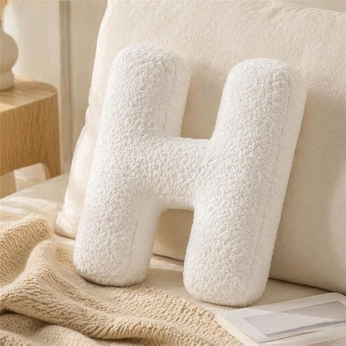 Letter Plush Pillow, Letter Hugging Throw Pillows, Decorative Initial Letter Shaped Throw Pillows... | Amazon (US)