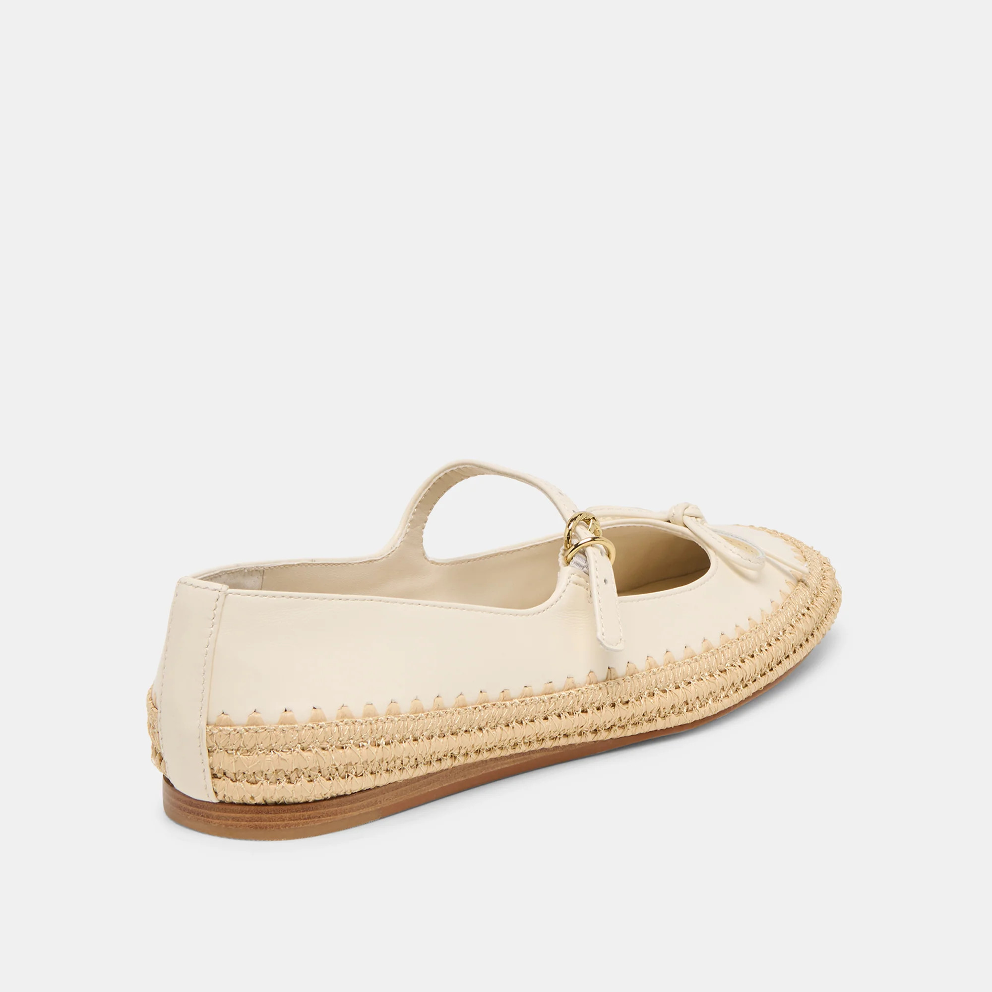 Betony Off White Leather Ballet Flats | Dolce Vita | DolceVita.com