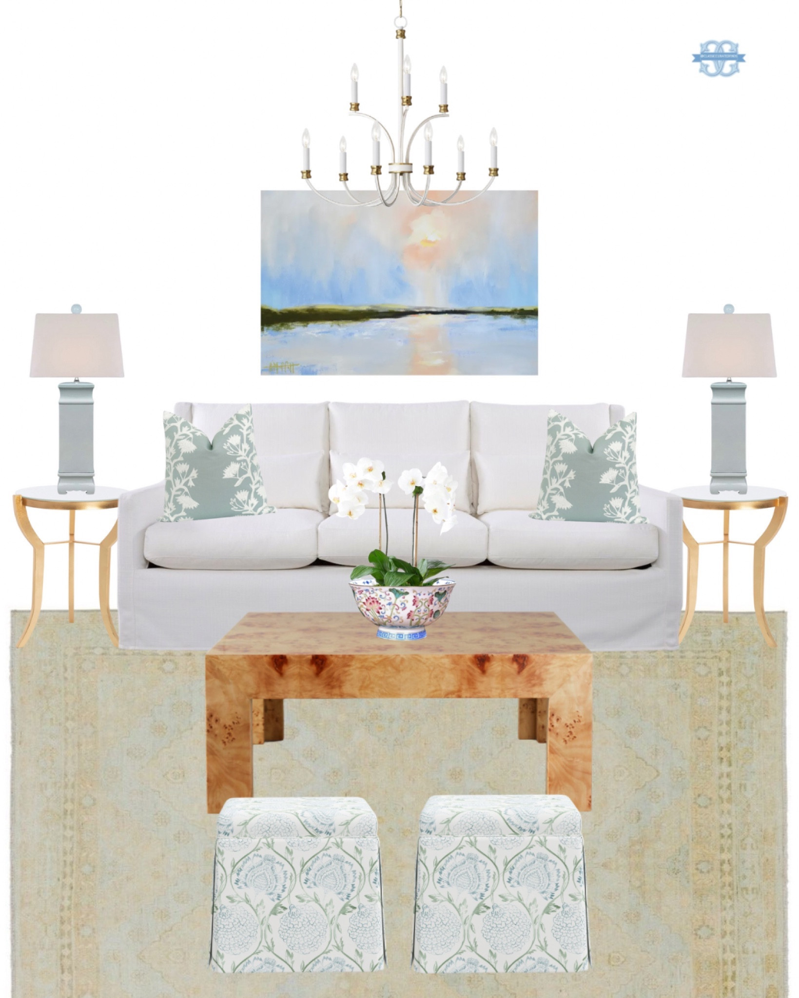 Grandmillennial Living Room Inspo🤍

Home Decor, Sofa, Living Room Decor, Rug, Coffee Table, Burlwood, Chandelier

#LTKhome