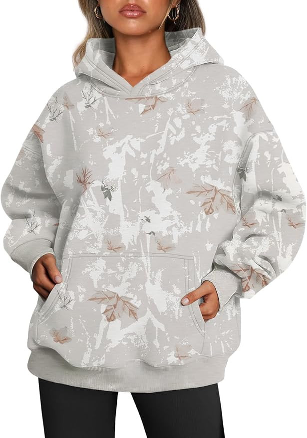 Trendy Queen Womens Oversized Hoodies Fleece Sweatshirts Fall Fashion Pullover Sweaters Winter Cl... | Amazon (US)