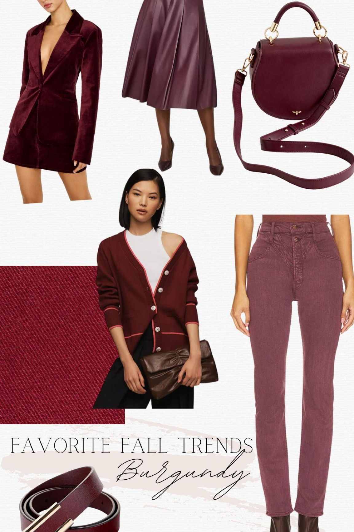 Fall trends- burgundy 