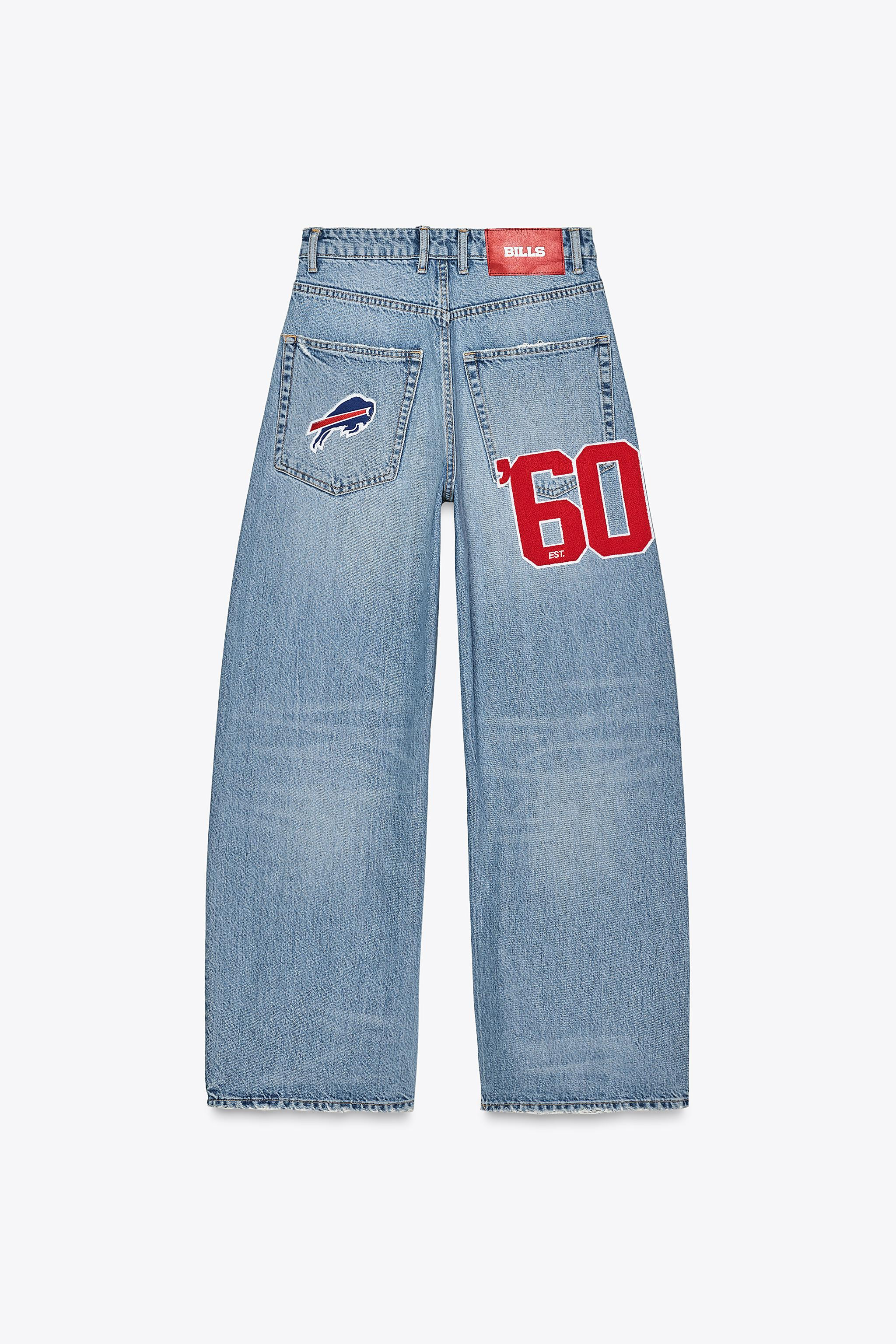 TRF MID-RISE BAGGY NFL JEANS | Zara US