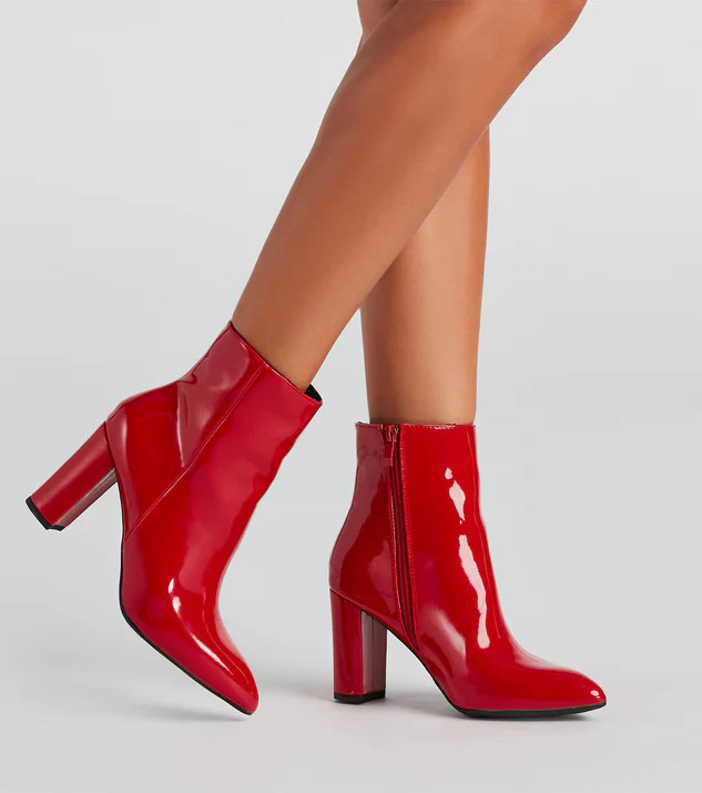 Rebel With Style Block Heel Booties | Windsor Stores