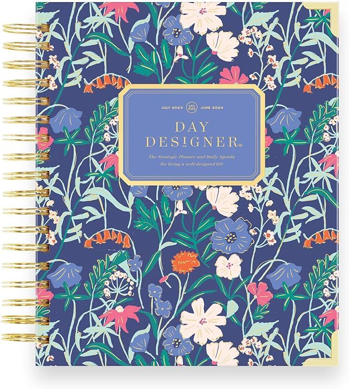 Day Designer 2023-2024 Daily Planner, July 2023 - June 2024, 7.4x9.5 Page Size (Wildflowers) | Amazon (US)