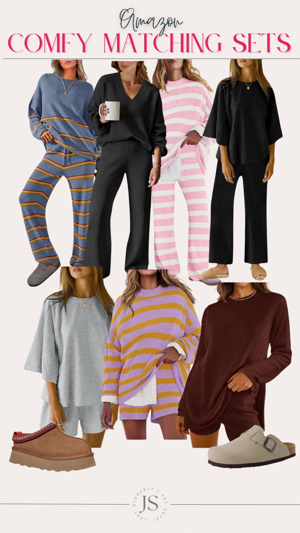 Comfy matching sets from Amazon for fall.  Postpartum comfy sets. Bump friendly matching sets. Fall outfits. Causal fall bump style   

#LTKBump #LTKStyleTip #LTKFindsUnder50