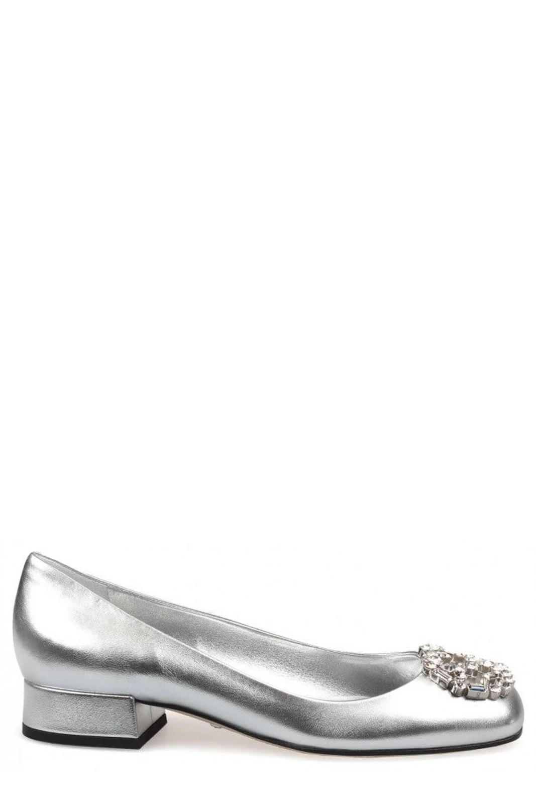 Gucci GG Sparkling Slip-On Ballerina Shoes | Cettire Global