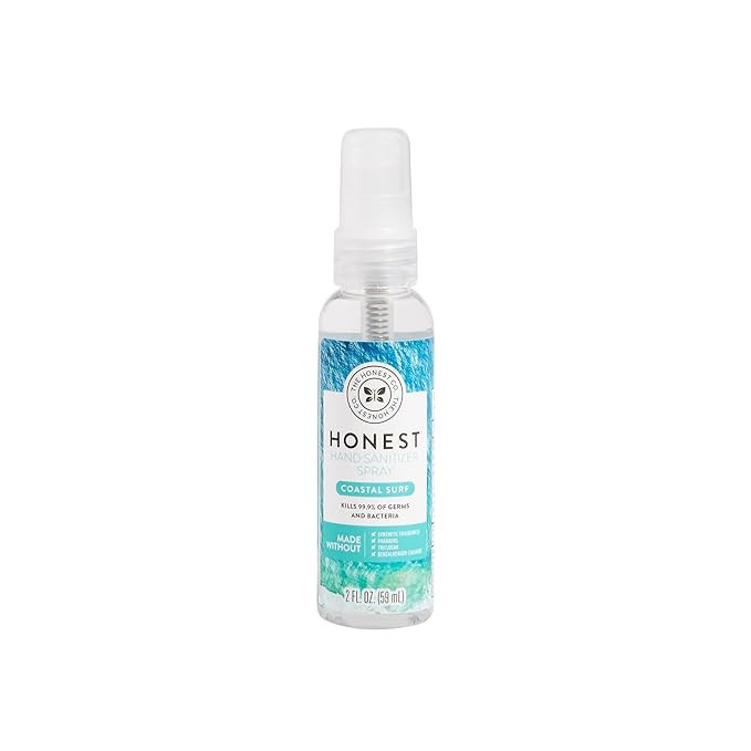 The Honest Company Plant-Based Hand Sanitizer Spray | Kills 99.9% of Germs | Hypoallergenic, Quic... | Amazon (US)