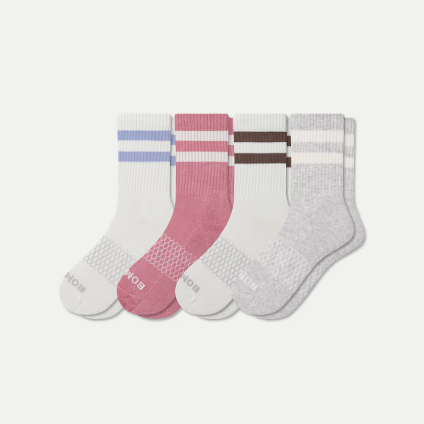 Women's Vintage Stripes Half Calf Sock 4-Pack | Bombas