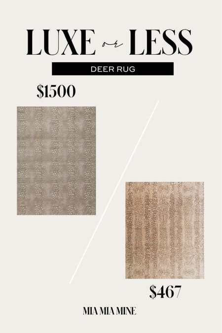Save or splurge home edition
Deer rug affordable 
Home decor 

#LTKfamily #LTKSeasonal #LTKhome