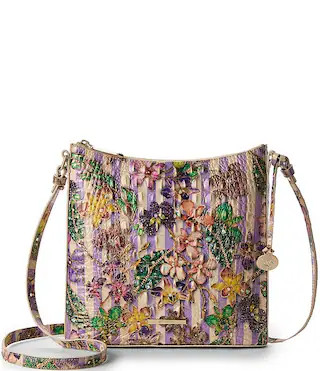 Pinstripe Petals Melbourne Collectin Katie Crossbody Bag | Dillard's