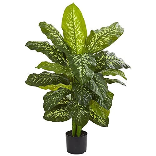 Nearly Natural 42in. Dieffenbachia Artificial Plant (Real Touch) | Amazon (US)