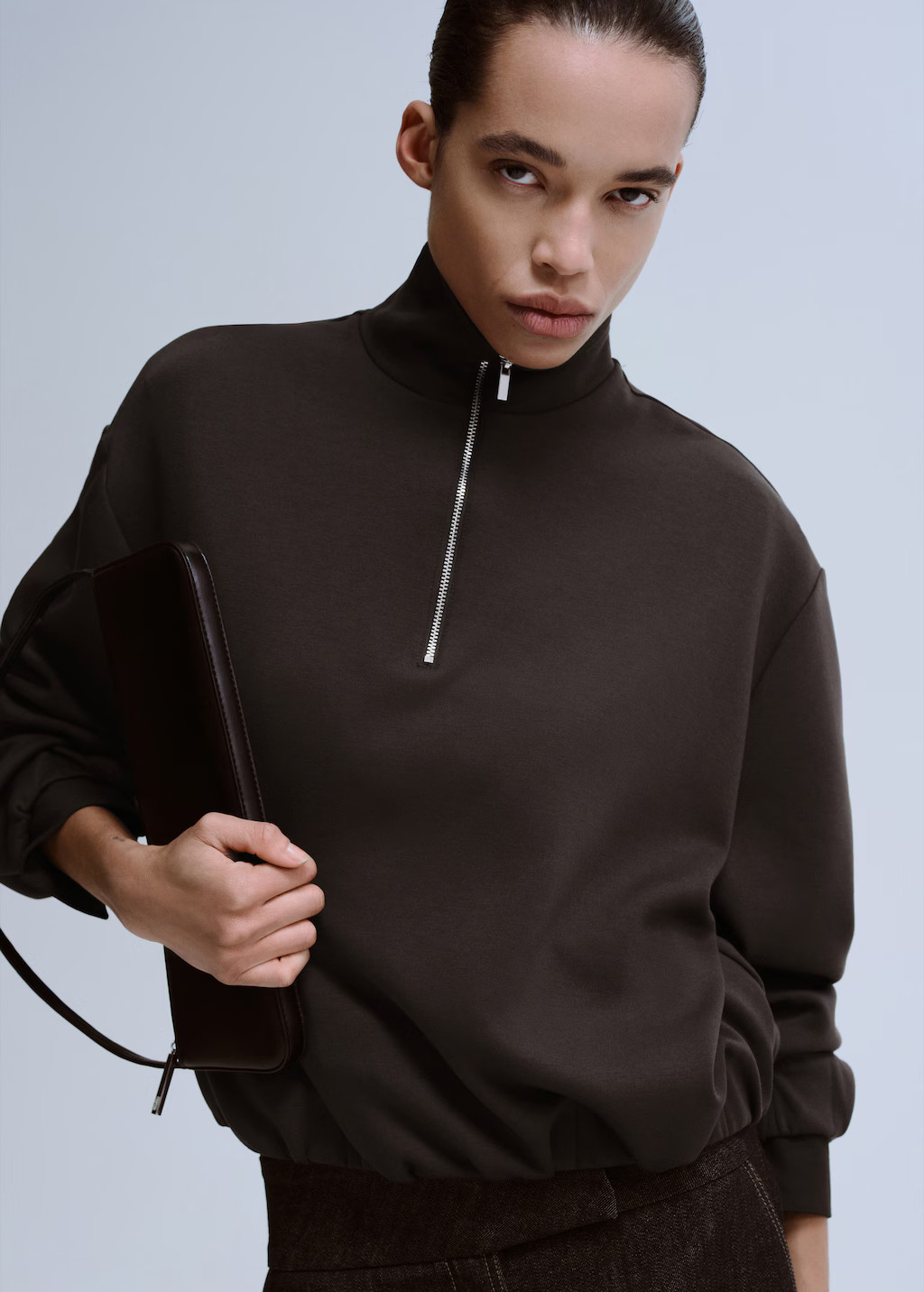 Balloon sleeve sweatshirt | MANGO (UK)