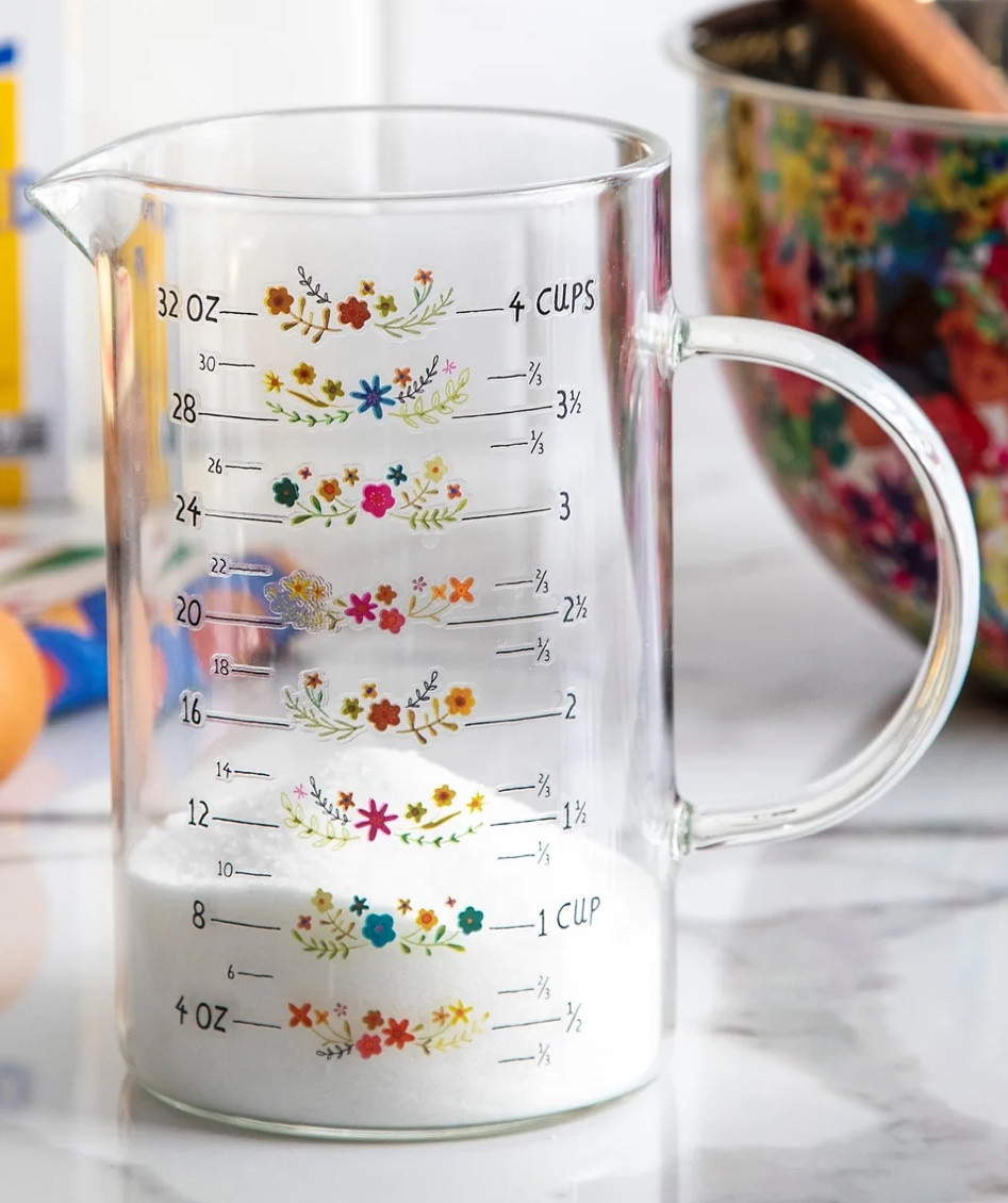 🌼🍽️ For free-spirited, busy moms in their 40s who appreciate the art of cooking. 

Add a touch of boho magic to your kitchen with our exquisite hand-blown glass measure cup from Natural Life 

#BohoMoms #KitchenMagic #NaturalLife #HippieStyle

#LTKhome #LTKHoliday #LTKGiftGuide