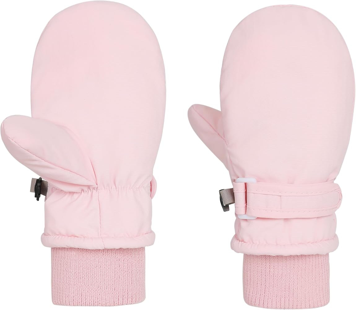 Urban Virgin Toddler Waterproof Outdoor Infant Mittens Baby Winter Gloves Dino Cuffed Warm Fleece... | Amazon (US)