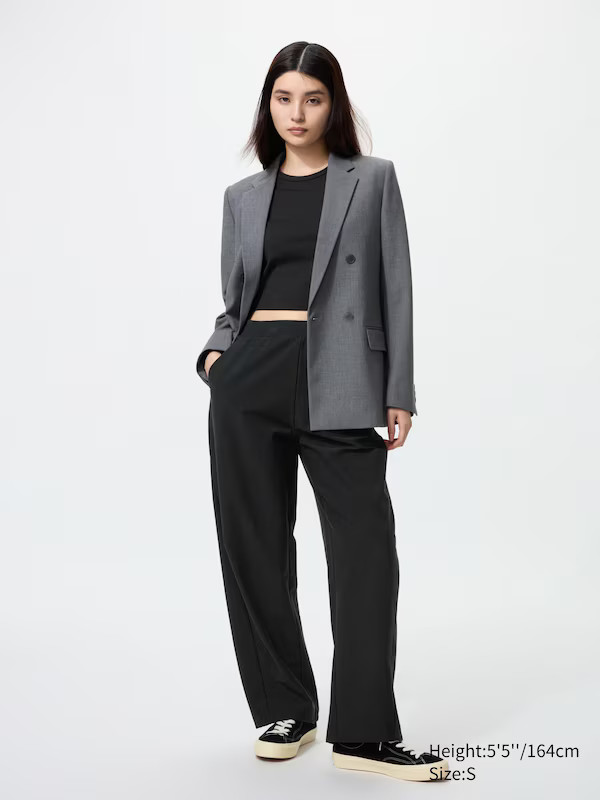 Jersey Curve Trousers | UNIQLO (UK)