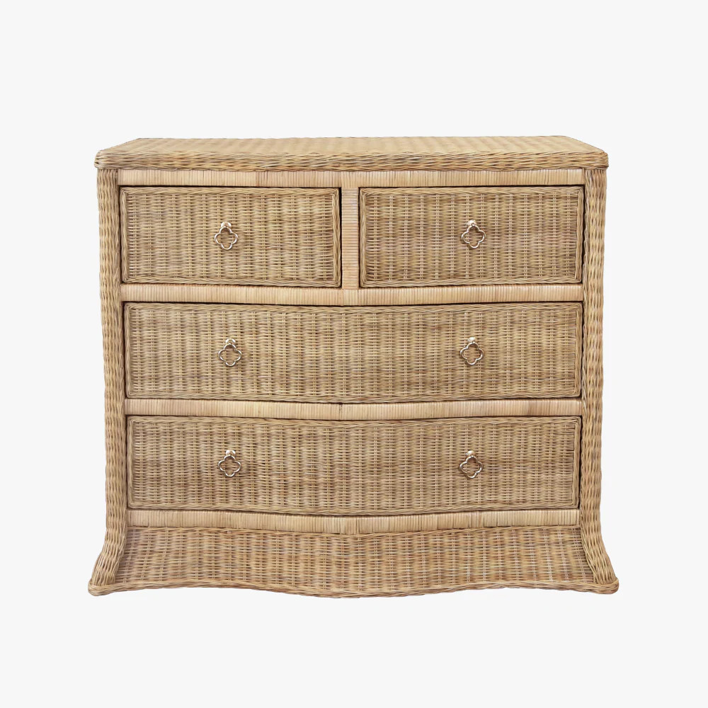 Channing Woven Rattan Chest | Dear Keaton