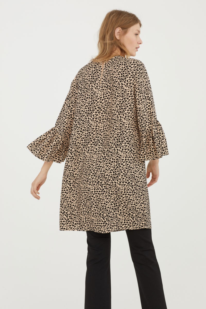 H&M Flounce-sleeved Dress $29.99 | H&M (US)