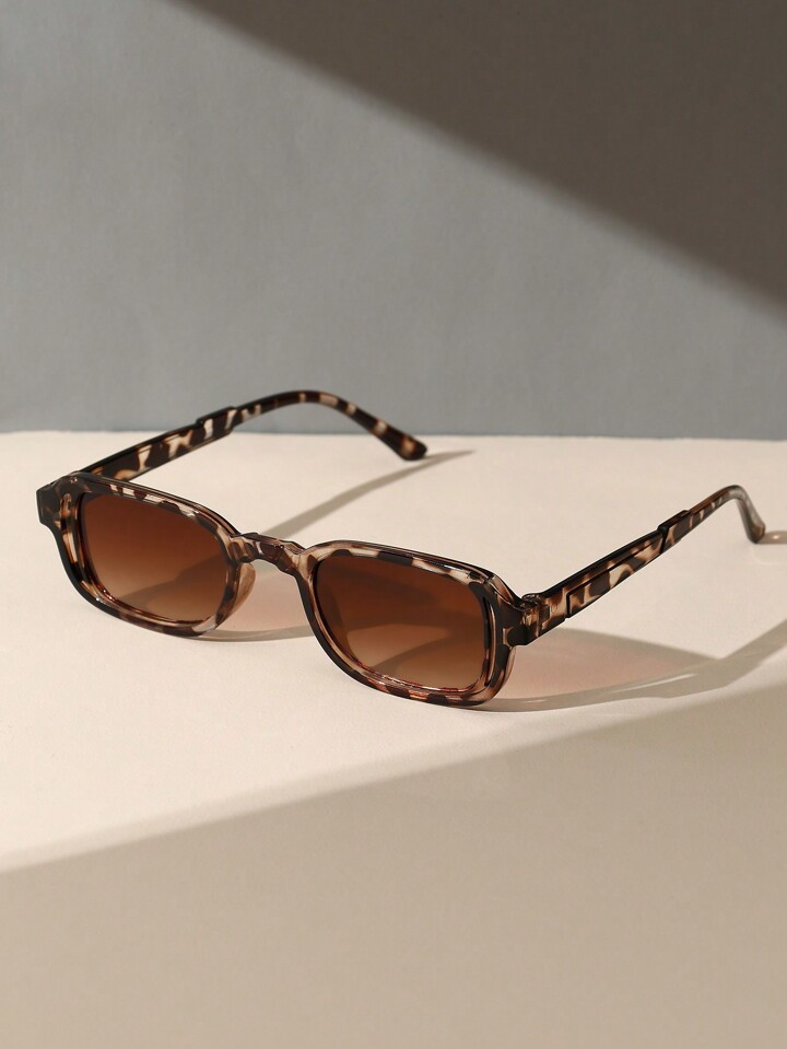 1pc Women Personality Leopard Style Fashion Glasses For Street-Photography Musical Festival Rave ... | SHEIN