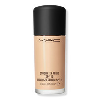 MAC Studio Fix Fluid SPF 15 Foundation - NC15 (light beige with golden undertone) | Ulta