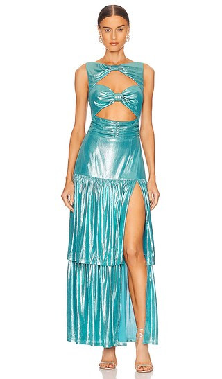 Josephine Gown in Turquoise | Revolve Clothing (Global)