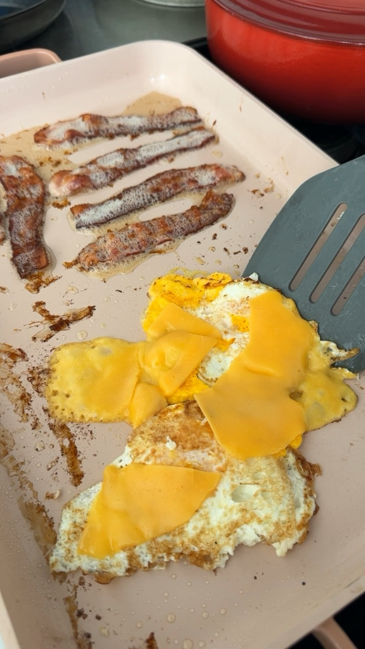 Breakfast time! This griddle pan doubles as a baking tray too. It’s awesome! 

#LTKHome #LTKFamily #LTKGiftGuide